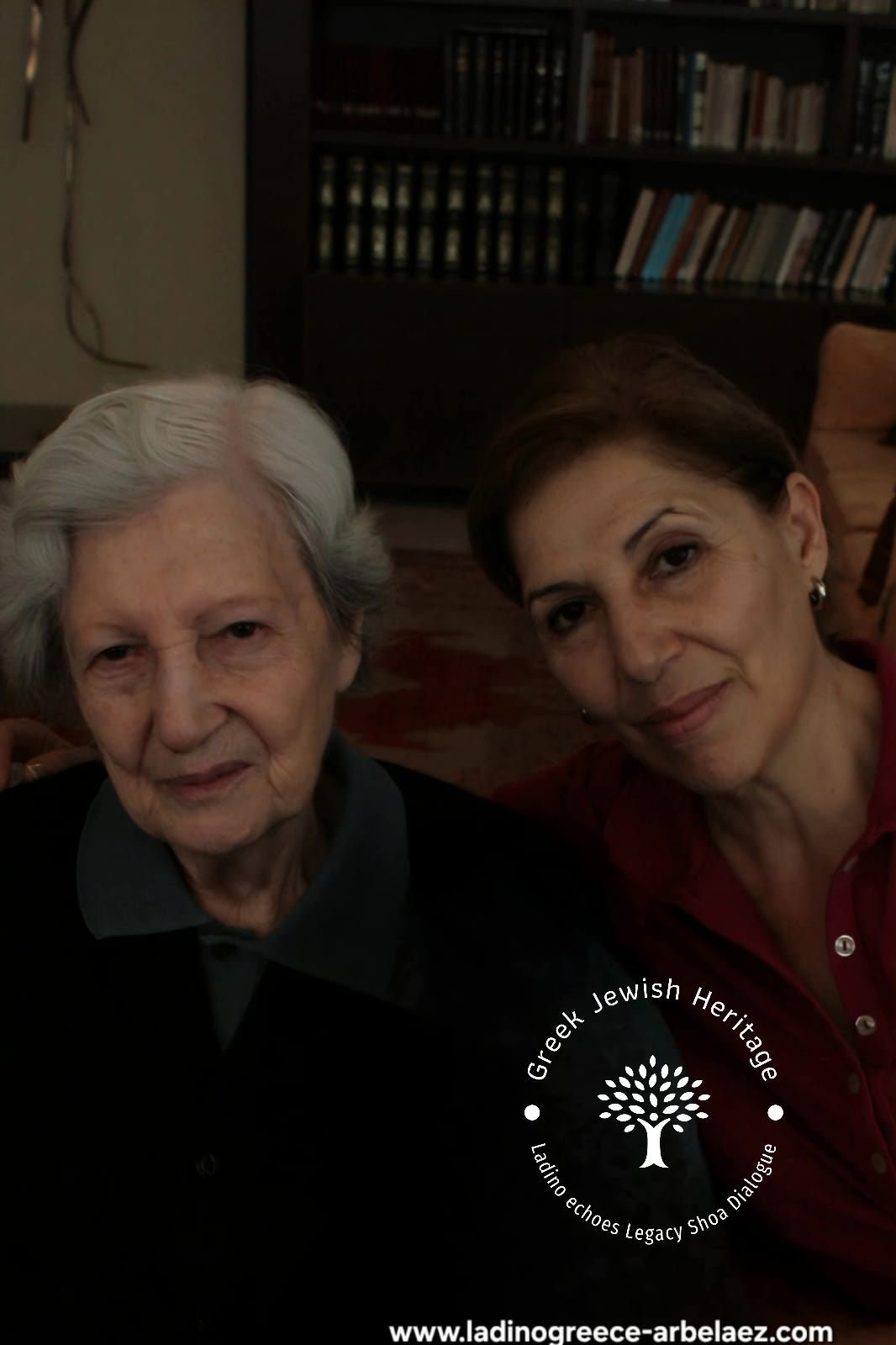 Fermoza Cohen Sevy Z"L 1947-2023. Thessaloniki. Daughter of Barouch and Sylvia. Here with her mother Sylvia Señora Sevy Z"L survivor of the Holocaust. Photo: 'Angela Arbeláez